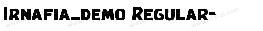 Irnafia_demo Regular字体转换